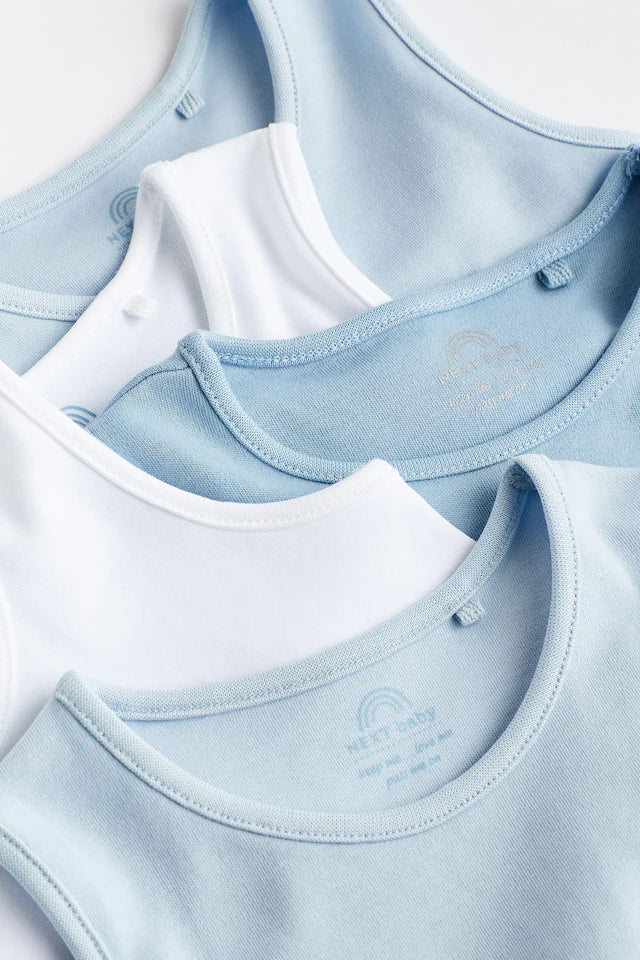 |BabyBoy| Body Colete Azul 5 Pack Baby 5 Pack