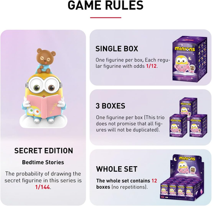 Minions da POP MART, histórias de embalar, bonecos da série Bob e Tim, 1 peça, acessórios decorativos, presente