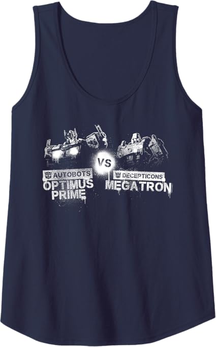 T-shirt de alças Transformers: War For Cybertron Optimus Prime Vs. Megatron
