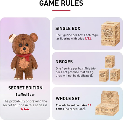 POP MART Hirono Shelter Series Figuras 1 Caixa 2,5 polegadas Articulado Personagem Design Premium Presentes para Fãs - Brinquedo Colecionável Favorito Figura de Ação