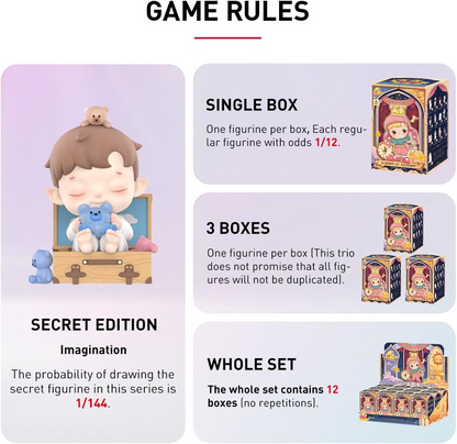 POP MART HACIPUPU Uma Noite de Fantasia Série - 1 Caixa com Figura de Ação Colecionável Premium. Design chic e encantador, presente ideal para mulheres e fãs de art toys. Item favorito para colecionadores, perfeito para decoração ou exibição.