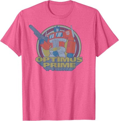 T-shirt Transformers Optimus Prime Retro Portrait