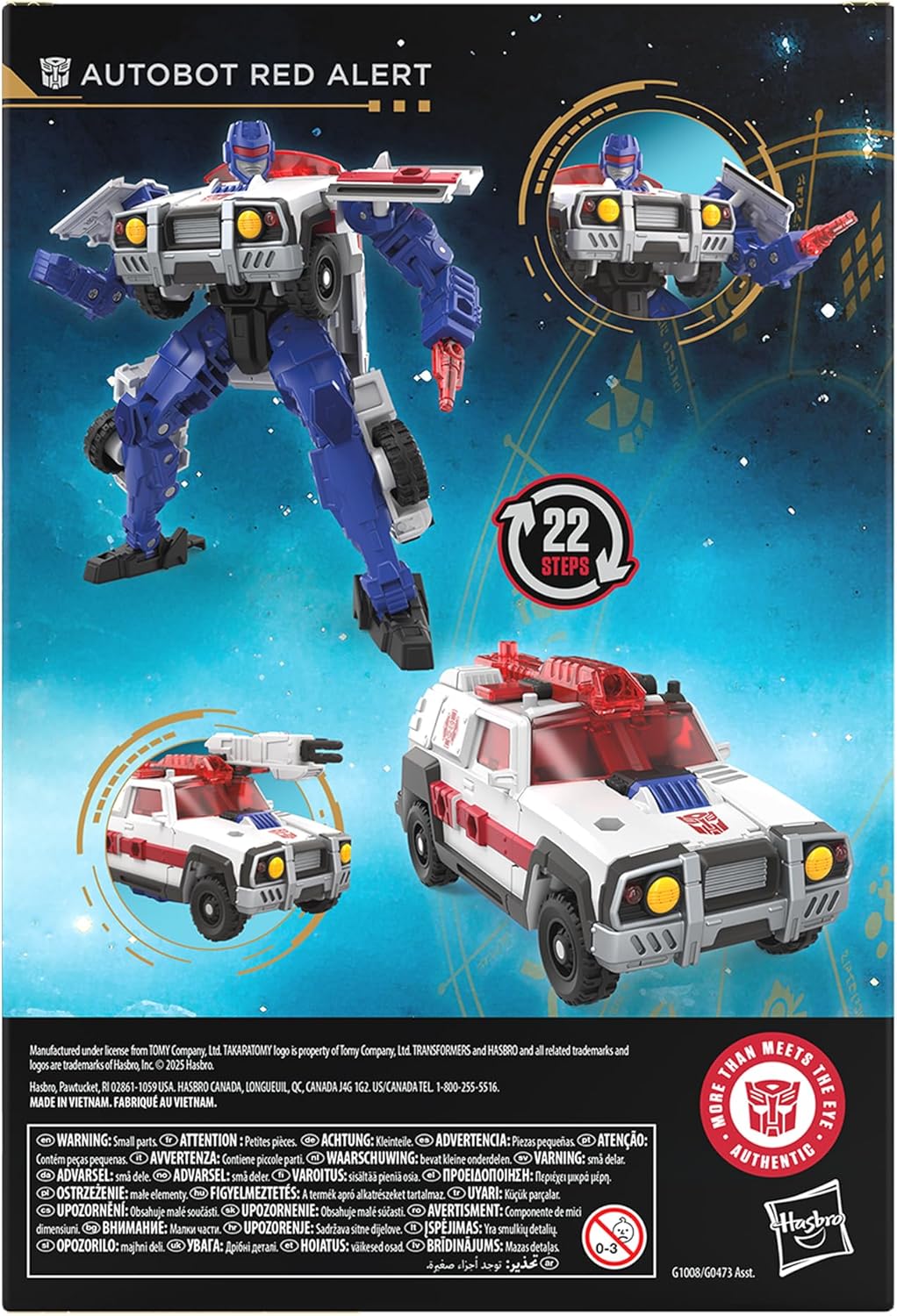 Figura de ação Transformers Age of the Primes Voyager Class Autobot Red Alert