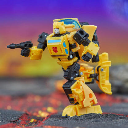 Figura de ação Transformers Legacy Deluxe Class Origin Bumblebee