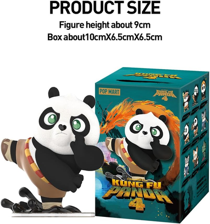 POP MART Universal Kung Fu Panda Série 3 Caixas 2,5 polegadas Personagem Articulado Design Premium presentes para mulheres Caixa surpresa favorita dos fãs Brinquedo colecionável Figura de ação de brinquedo de arte