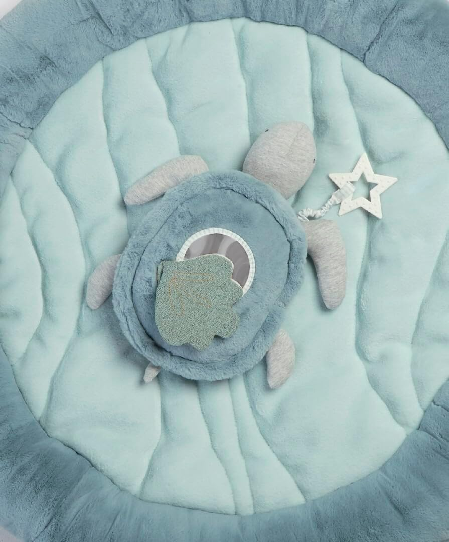 Tapete de atividades interativo para bebé e ginásio Mamas & Papas, Bem-vindo ao mundo, Azul