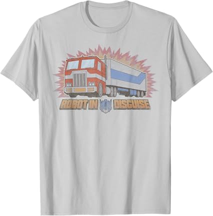 T-Shirt Transformers Optimus Prime Robot Disfarçado