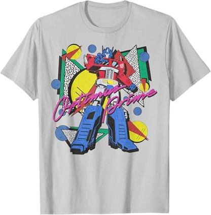 Transformers Retro Optimus Prime 80's Print T-Shirt