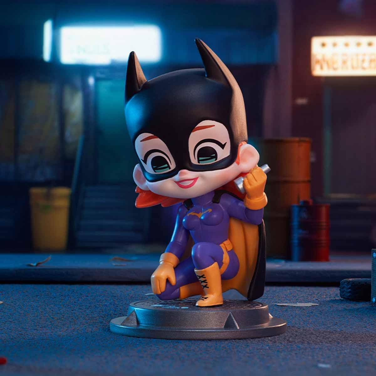 POP MART DC Gotham City Series Figuras 3 Caixas 2,5 polegadas Personagem Articulado Design Premium presentes para mulheres Caixa surpresa favorita dos fãs Brinquedo colecionável Brinquedo de arte Figura de ação