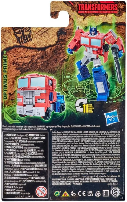 Transformers,F0662 Toys Generations War for Cybertron: Kingdom Core Class WFC-K1 Optimus Prime Action Figure - Kids Ages 8 and Up, 3.5-inch