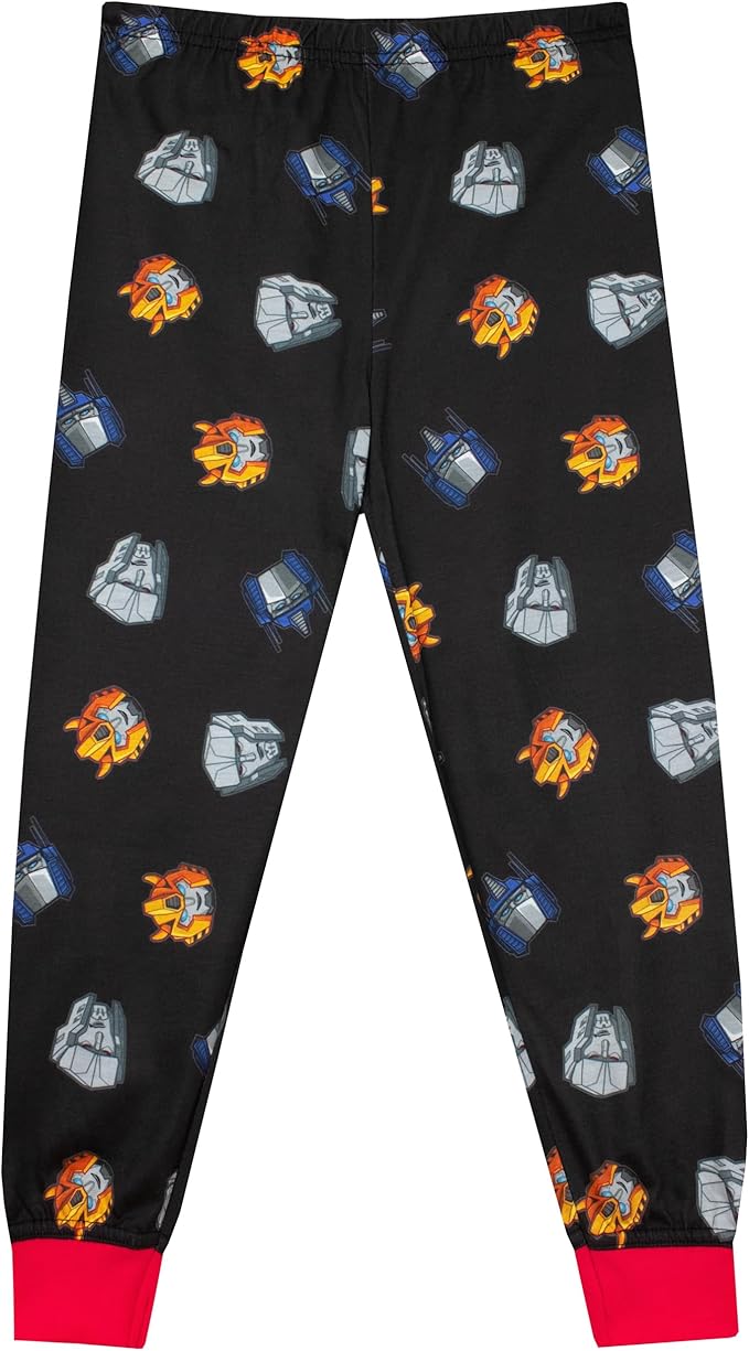 Pijamas Transformers | Pijamas Bumblebee e Optimus Prime para menino | Conjuntos de pijama de manga comprida para menino | Dos 3 aos 10 anos