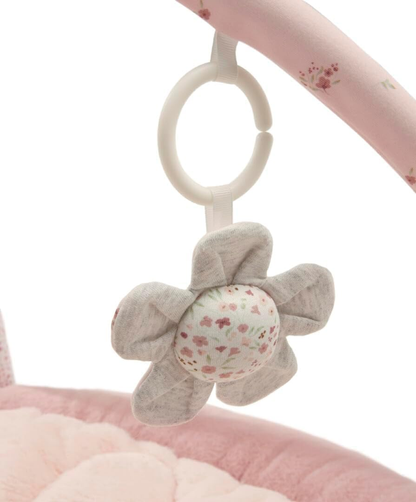 Tapete de atividades interativo para bebé Mamas & Papas, tapete de ginástica Welcome to The World, rosa