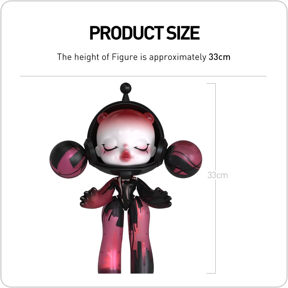POPMART MEGA αSKULLPANDA 400%RED CRYSTAL POPMART MEGA αSKULLPANDA 400% RED CRYSTAL Action Figure from