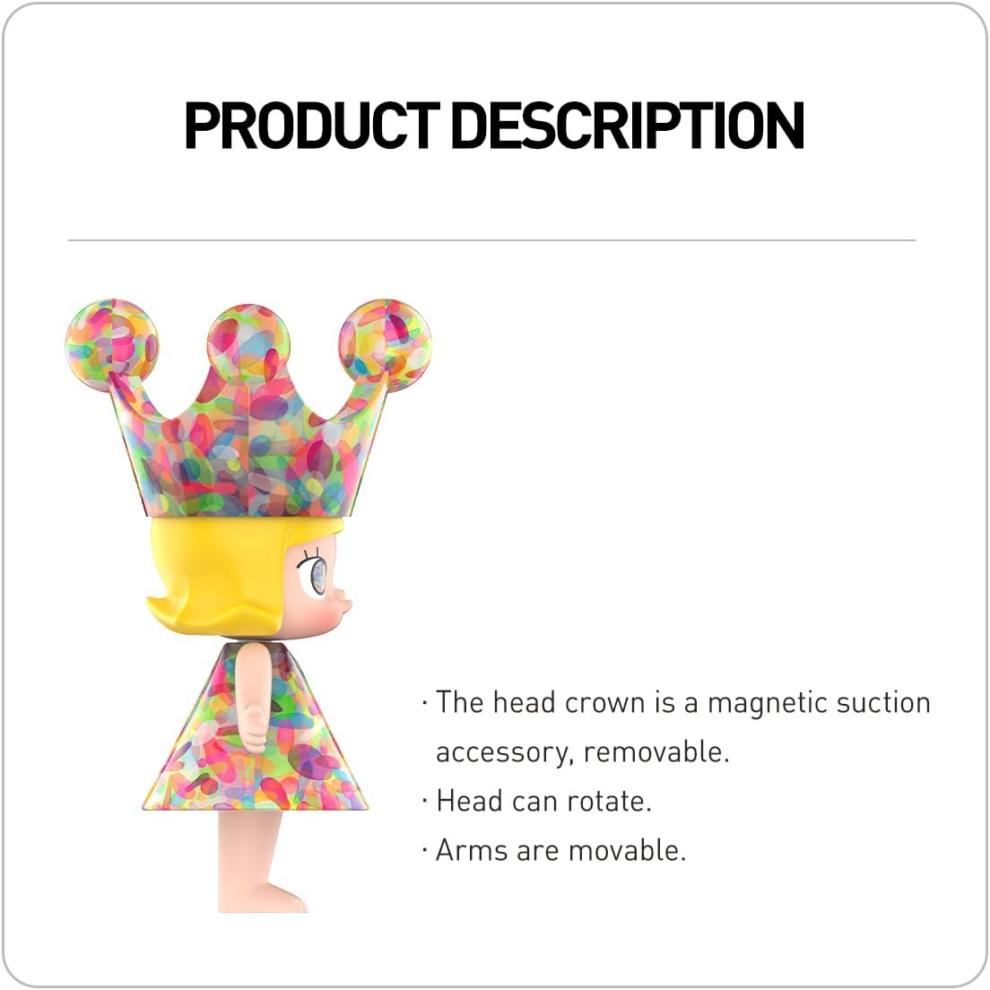 POP MART MEGA SPACE MOLLY 400% Figuras 1 Caixa Design Premium Presentes para Mulheres Fã-Favorito Colecionável Chic Art Toy Figura de Ação