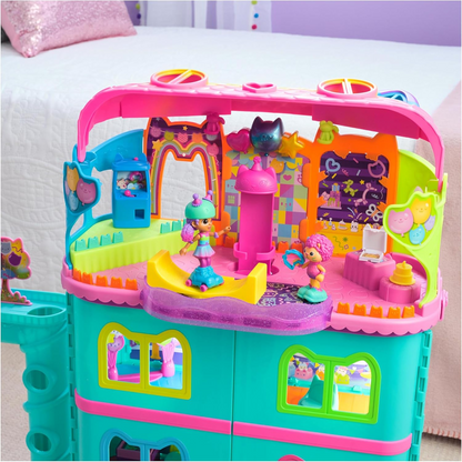 Gabby's Dollhouse, Party Room Playset com bonecos de brincar exclusivos, mobiliário para casa de bonecas, acessórios e Fidget Play, brinquedos infantis para meninas e meninos a partir dos 3 anos