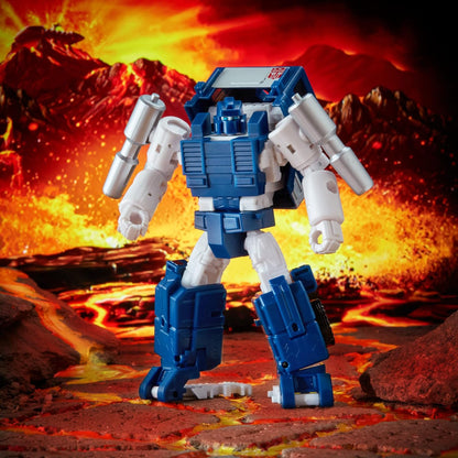 Transformers Generations War for Cybertron: Kingdom Deluxe WFC-K32 Autobot Pipes Action Figure - 8 anos ou mais, 14 cm Multicolorido F0682