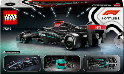 LEGO Speed Champions Mercedes-AMG F1 W15 Race Car Toy com uma minifigura colecionável de piloto de Fórmula 1 - Kits de modelos para meninos e meninas de 10 anos ou fãs adultos de automobilismo 77244