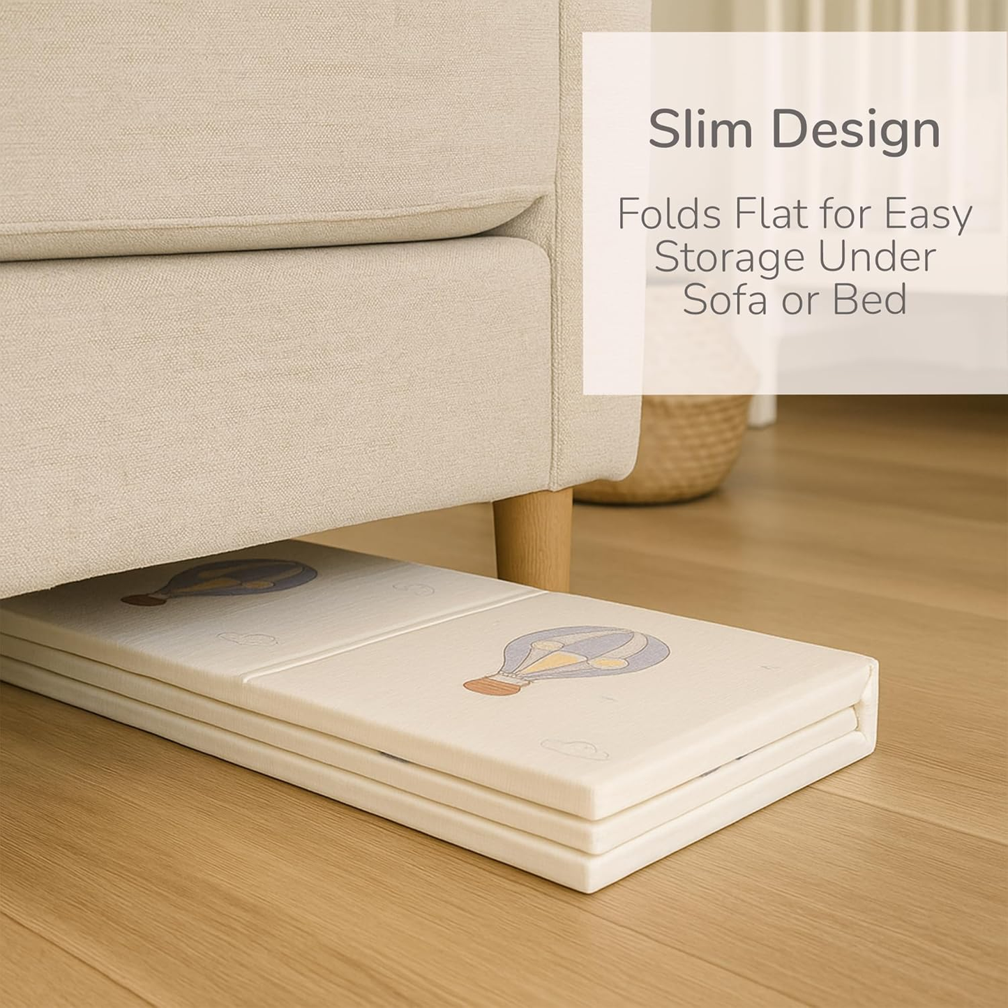 Tiny Trees® – Tapete de brincar para bebé  Dobrável, antiderrapante e acolchoado, ideal para gatinhar e a hora da barriga. Mede 150x200 cm, é resistente à água e manchas, oferecendo conforto e segurança para crianças brincarem no chão.