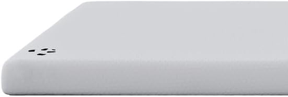 The Topper - Colchão de espuma viscoelástica com infusão de gel (hidroespuma) de bambu (casal pequeno: 190 x 120 x 5 cm) branco