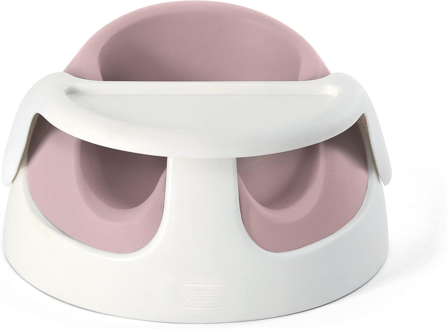 Assento confortável para bebé Mamas & Papas e tabuleiro de atividades com características ajustáveis, design de suporte, estável e fácil de limpar na cor Blossom (rosa), adequado de 3 a 12 meses aproximadamente