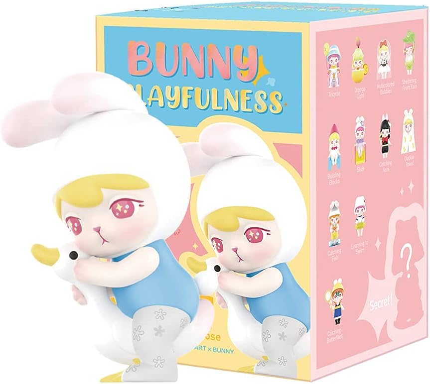 POP MART Coelho Série Zodíaco Chinês 3 Caixas Caixa de Figura de Acção Exclusiva Brinquedo Popular Brinquedo de Arte Colecionável Figura Bonita Presente Criativo, para Festa de Aniversário de Natal Feriado