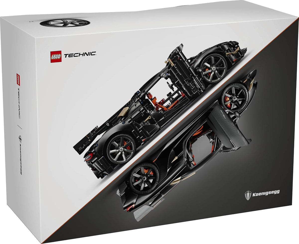 LEGO Technic Koenigsegg Jesko Absolut 42232 | Conjunto para adultos, modelo de carro, kit STEM com motor V8, suspensão triplex e "Modo Fantasma"...