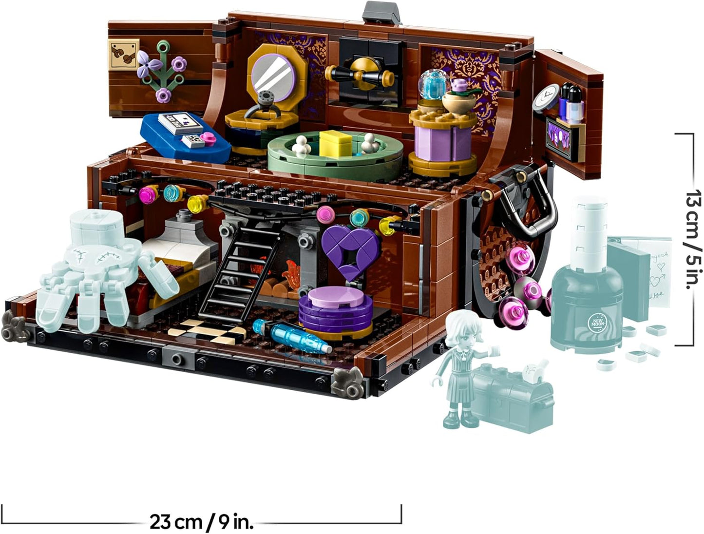 LEGO Apartamento da Wandinha - Brinquedo para brincar e exibir com uma mini boneca Enid e figura do Mãozinha, além de acessórios - Presente para meninas e meninos a partir de 10 anos e fãs adolescentes da série - 76785