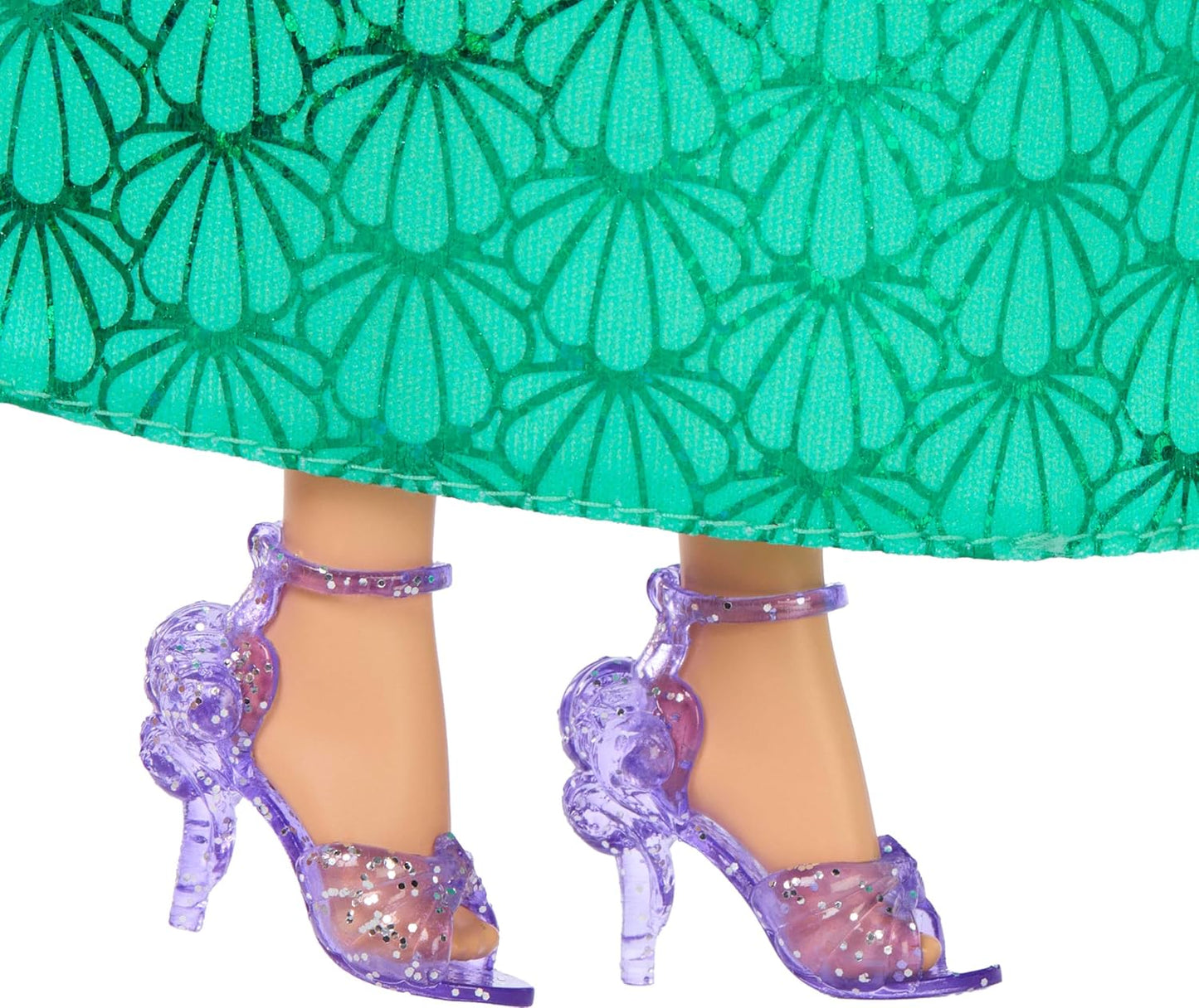 Mattel Boneca Disney Princess Ariel com Visual Clássico | Moda Brilhante com Saia, Tiara e Sapatos Removíveis, Articulada e Colecionável, Inspirada em A Pequena Sereia, HLW10