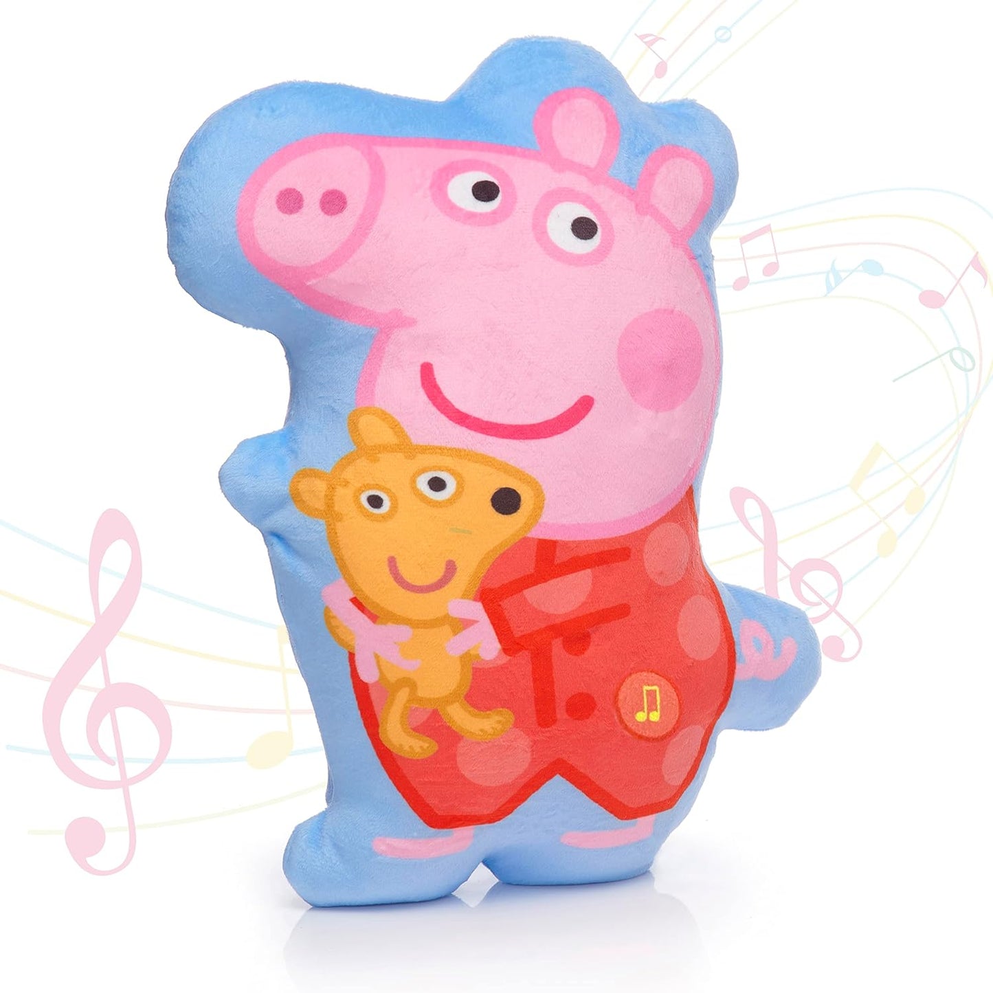 UAU! COISAS - Peppa Pig Soother da Lullaby Labs | Brinquedo interativo para aprendizagem pré-escolar | Luz noturna e sons musicais | Brinquedos de pelúcia para meninas e meninos de 2, 3, 4 e 5 anos