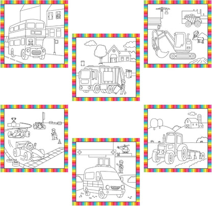 Galt, First Water Magic - Veículos para bebês, livros de colorir para crianças a partir de 18 meses