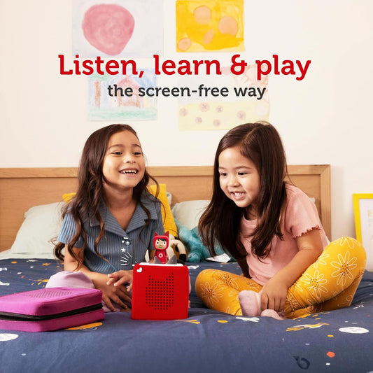 Tonies - Toniebox Wireless Musical Storybox Starter Set em INGLÊS, incluindo 1 Creative, Rosa
