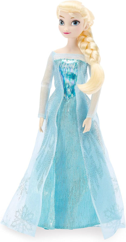 Disney Boneca Clássica Oficial da Elsa (30 cm) da Store – Boneca da Personagem de Frozen para Colecionadores e Brincadeiras Criativas