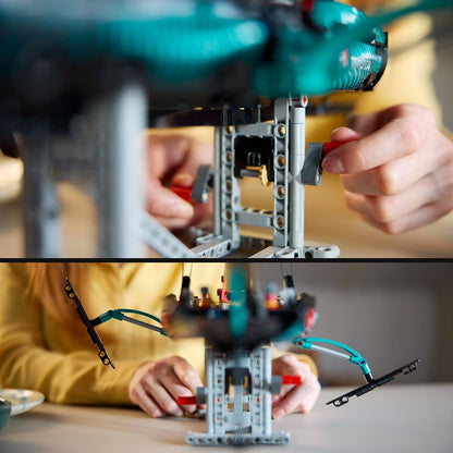 LEGO Conjunto de construção de iate Technic Emirates Team New Zealand AC75, kit de modelo de barco à vela para adultos construirem, ótimo para decoração de casa ou escritório, presente para homens, mulheres,