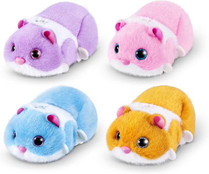 Pets Alive Hamstermania Laranja da ZURU Hamster, Animal de estimação eletrônico, Mais de 20 sons interativos, Bola de brinquedo para hamster para meninas e crianças (Laranja)