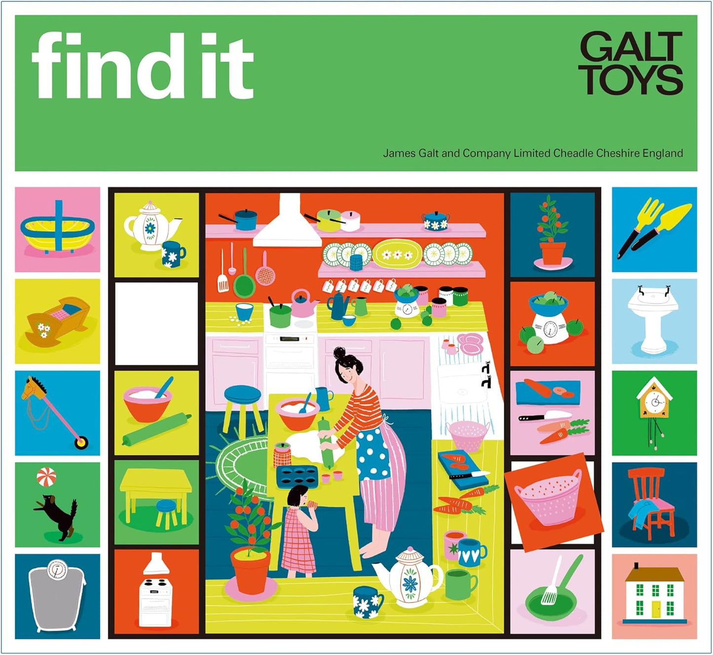 Galt Toys, Encontre, Jogo de Loteria com Imagens Clássicas para Crianças, a partir de 4 anos