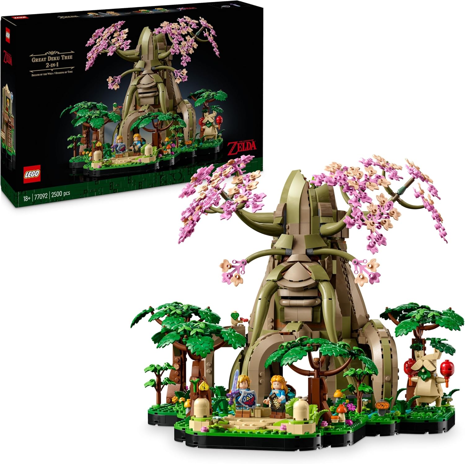 LEGO Conjunto de construção 2 em 1 The Legend of Zelda Great Deku Tree