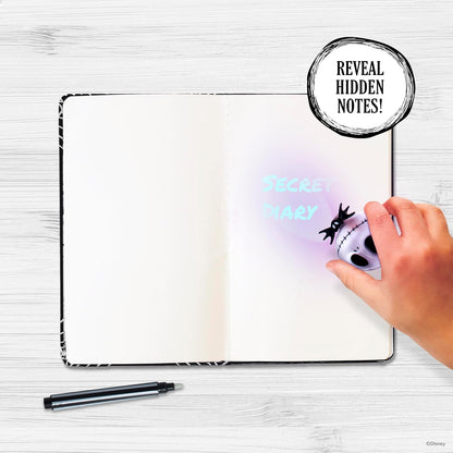 UAU! Coisas da Disney O Estranho Mundo de Jack Diário Secreto de Jack | Caneta de Tinta Invisível e Lanterna Reveladora UV | Caderno Oficial Licenciado para Presente para Fãs e Crianças