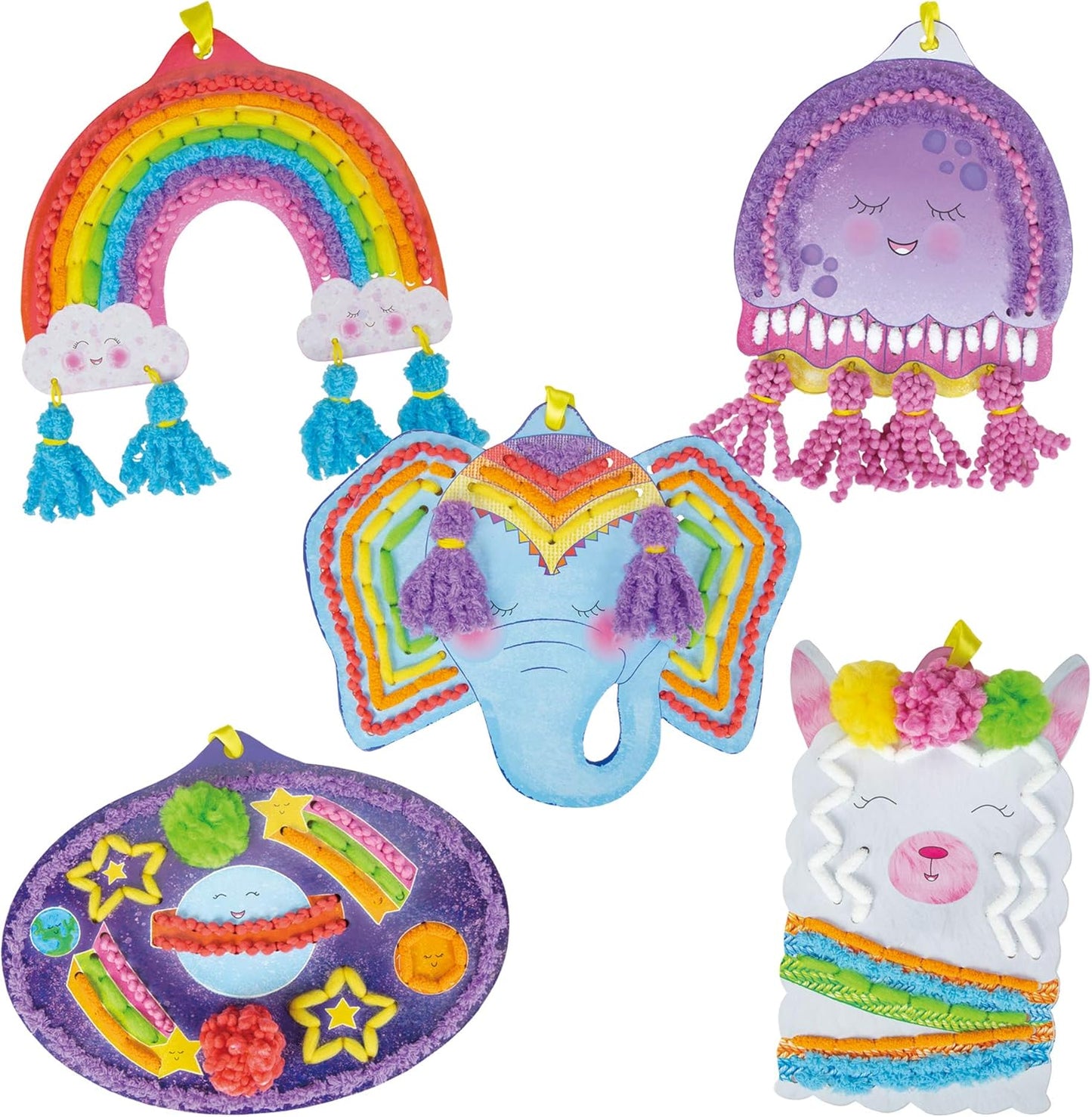 Galt Toys, Amigos de Feltro, Kit de Costura, Kits de Artesanato Infantil, A partir de 6 Anos, Galt Toys, Feltragem Divertida, Artesanato em Feltro para Crianças, A partir de 5 Anos, Galt Toys, Costure uma Imagem, Kits de Artesanato Infantil