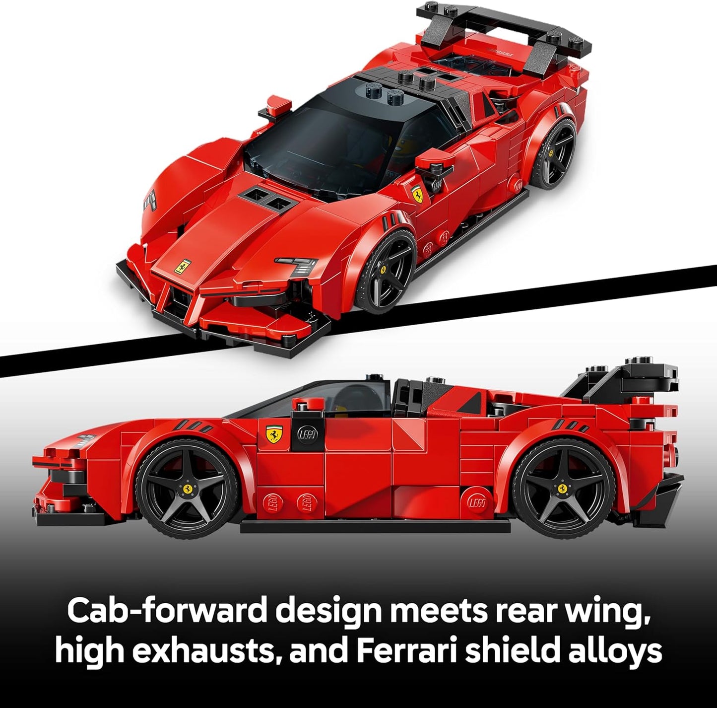 LEGO Speed Champions Ferrari SF90 XX Stradale Carro Esportivo - Kit de Montagem com Minifigura Colecionável de Piloto - Ideia de Presente de Aniversário para Meninos a partir de 9 Anos e Fãs de Automobilismo - 77254