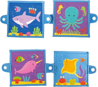 Brinquedo de banho Galt Baby Pop Book Ocean Animal and Fish