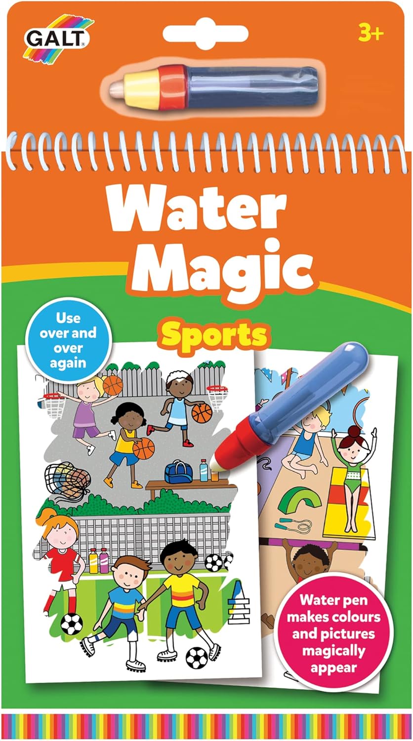 Galt, Water Magic - Esportes, Livros de colorir para crianças, a partir de 3 anos