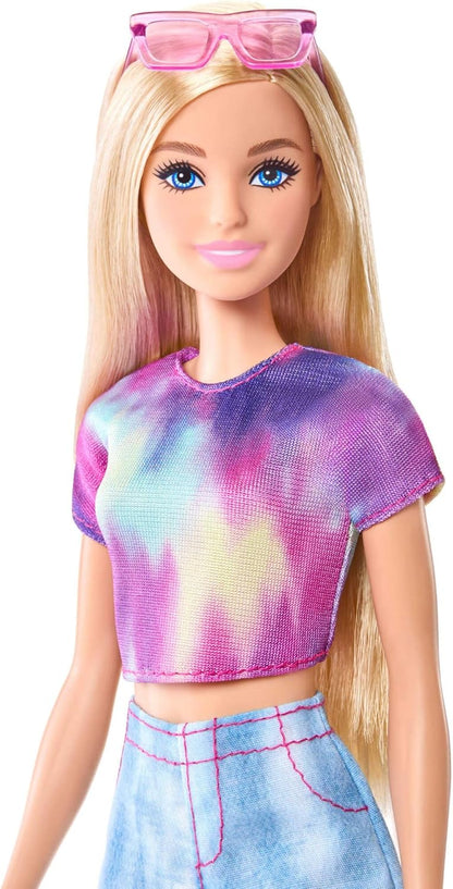 Barbie Mistérios: Detetives da Praia - Barbie "Malibu" - Boneca Fashion com Roupa Exclusiva Removível e Acessórios, Incluindo Óculos de Sol, JFV63