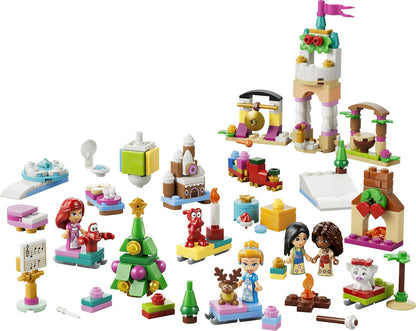 LEGO Calendário do Advento Disney Princess 2026-43298 | Brinquedos para meninas a partir de 5 anos, 24 surpresas, 4 microbonecas e 4 figuras de animais, conjunto de contagem regressiva para o Natal...