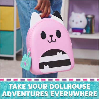 Gabby’s Dollhouse, Conjunto de Viagem Gabby Girl On-The-Go, Brinquedos de Viagem para Brincar de Faz-Tudo, Passaporte de Brinquedo, Telefone de Brinquedo e Bússola de Brinquedo, Brinquedos Infantis para Meninas e Meninos a partir de 3 Anos