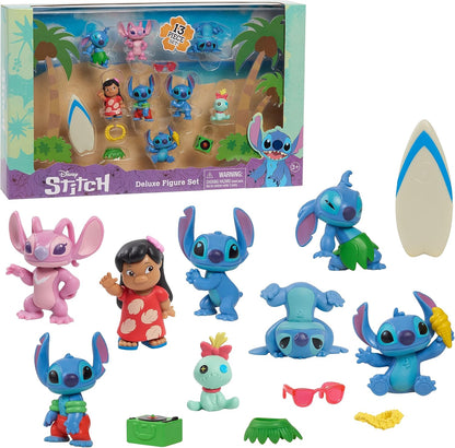 Conjunto de figuras de luxo do Stitch