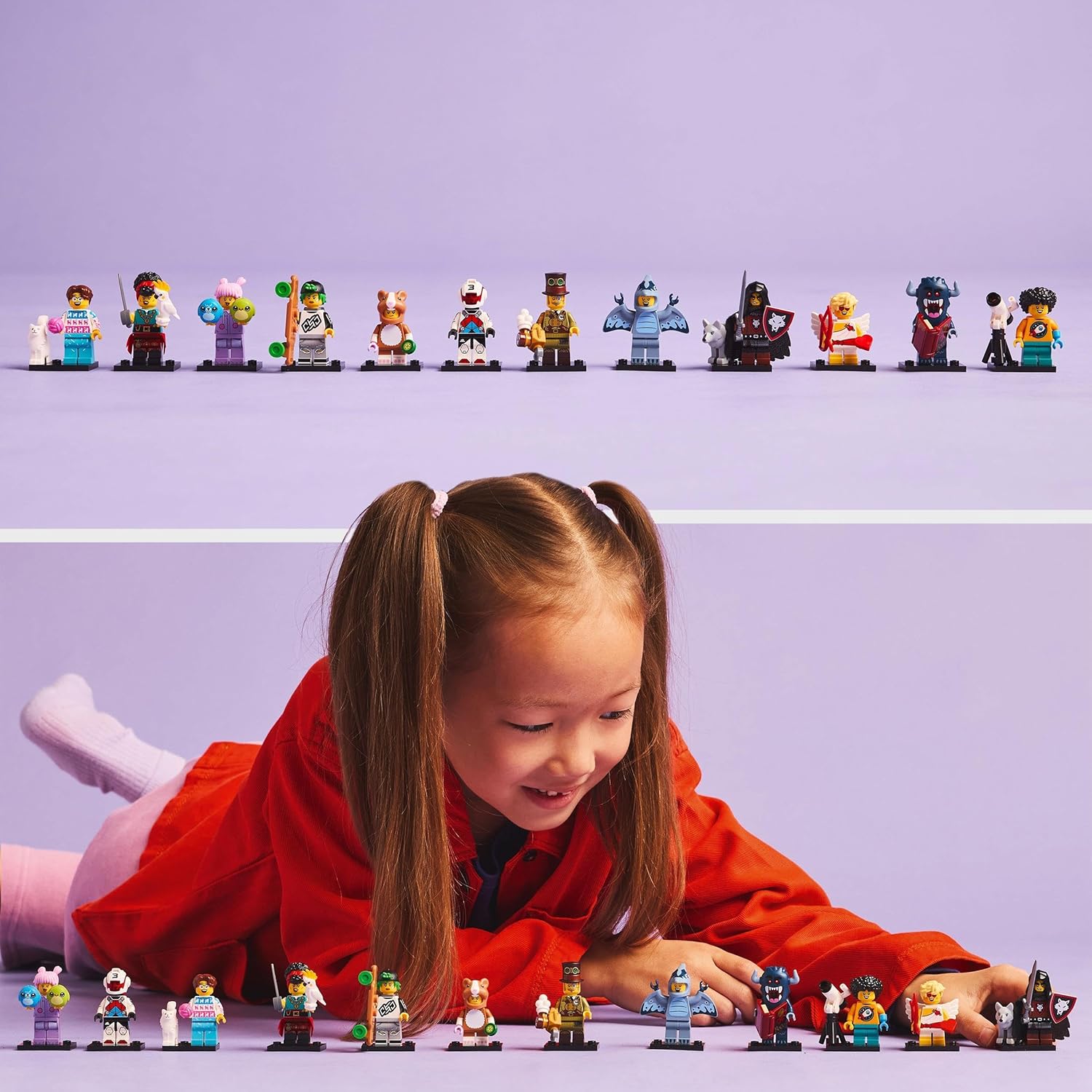 LEGO Caixa misteriosa Minifiguras Série 27, ganhe 1 de 12 figuras cole