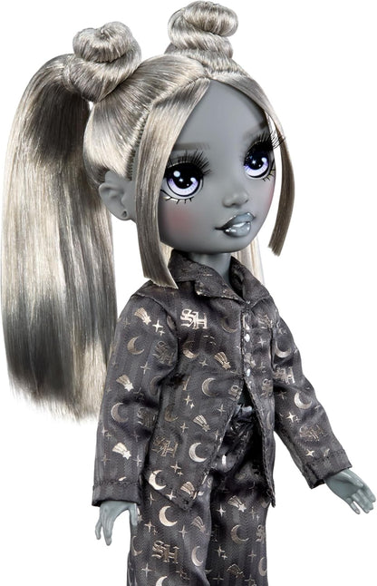 Rainbow High Shadow High Girl's Night - Luna Madison - Boneca Fashion em tons de cinza de 28 cm, com cabelo e roupa cinza, acessórios e pente - para colecionadores e crianças a partir de 4 anos.