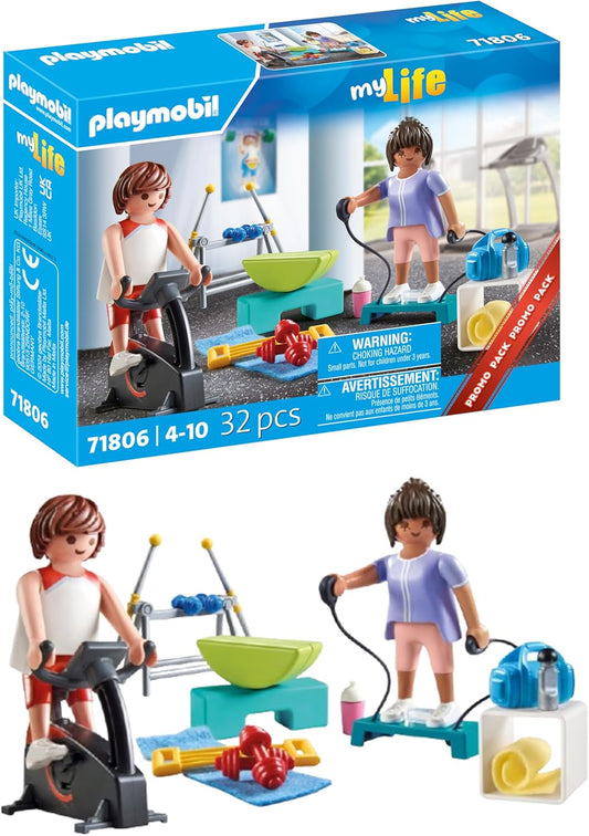 Playmobil | Esportes | Treinamento físico | Brinquedos para crianças a partir de 4 anos | 71806