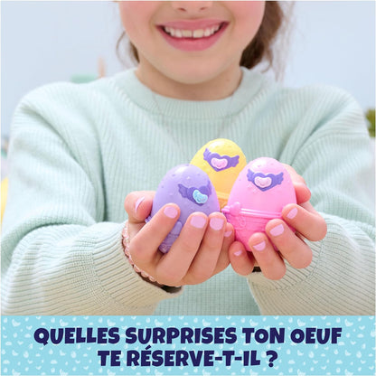 HATCHIMALS Alive, brinquedo Hatchi-Nursery Playset com 4 minifiguras em ovos auto-incubados, 13 acessórios, brinquedos infantis para meninas e meninos a partir de 3 anos