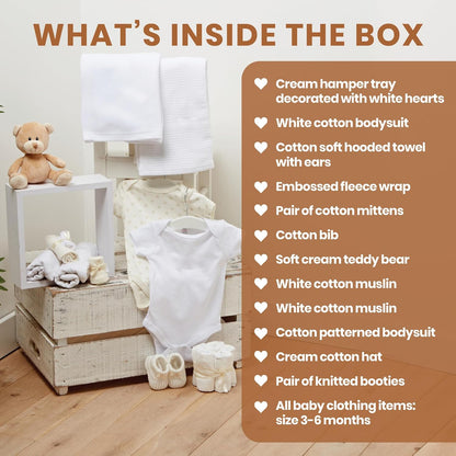 Conjunto de presentes para bebês meninos - 12 itens essenciais para recém-nascidos - Presentes ideais para chá de bebê para meninos, Baby Box Shop Conjunto de presentes personalizados para bebês meninos - 12 presentes